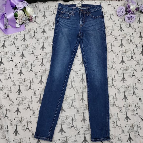J. Crew 8" Toothpick Jean in Vista Wash Size 27T - Picture 3 of 16